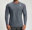 Oba Performance Long Sleeve Top in Grey